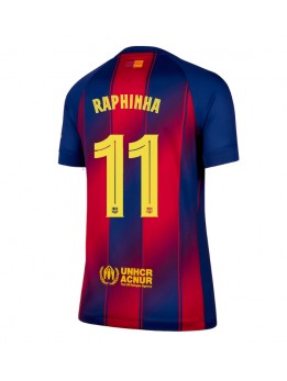 Barcelona Raphinha Belloli #11 Replika Hemmakläder Dam 2025-26 Kortärmad